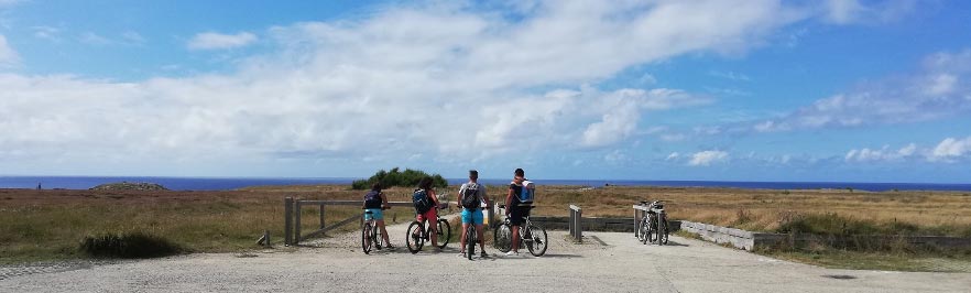 Cyclistes à Belle-Île